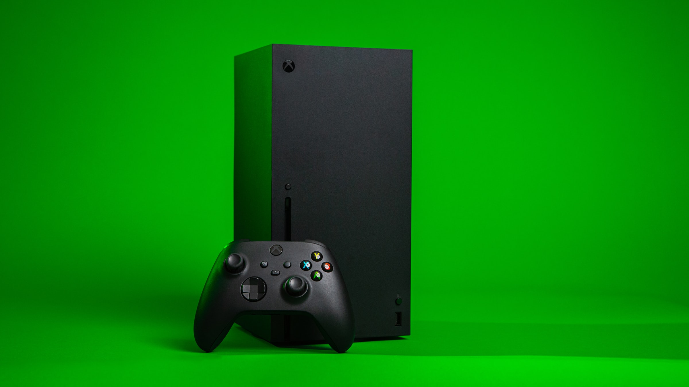 Xbox Series X avec contrôleur.