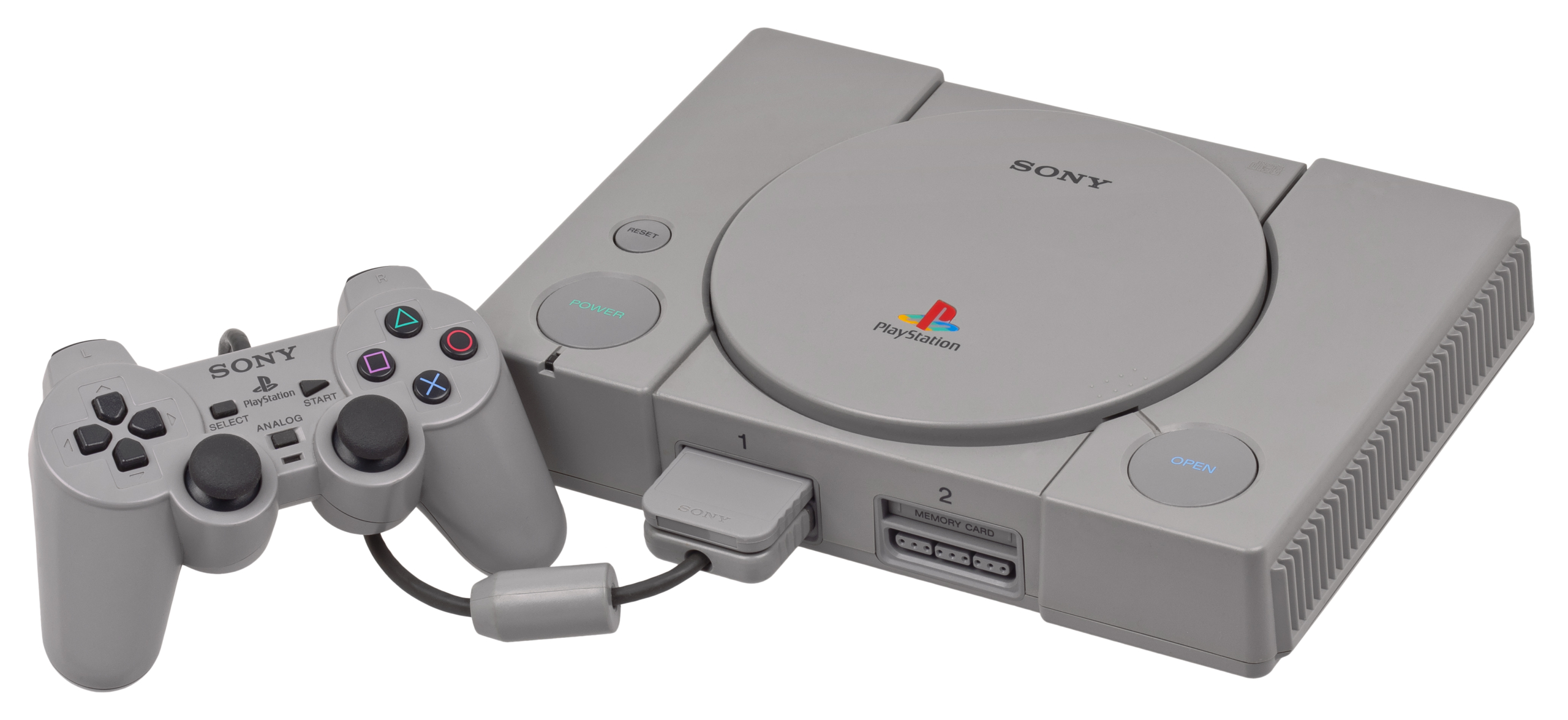 Une console PS1.