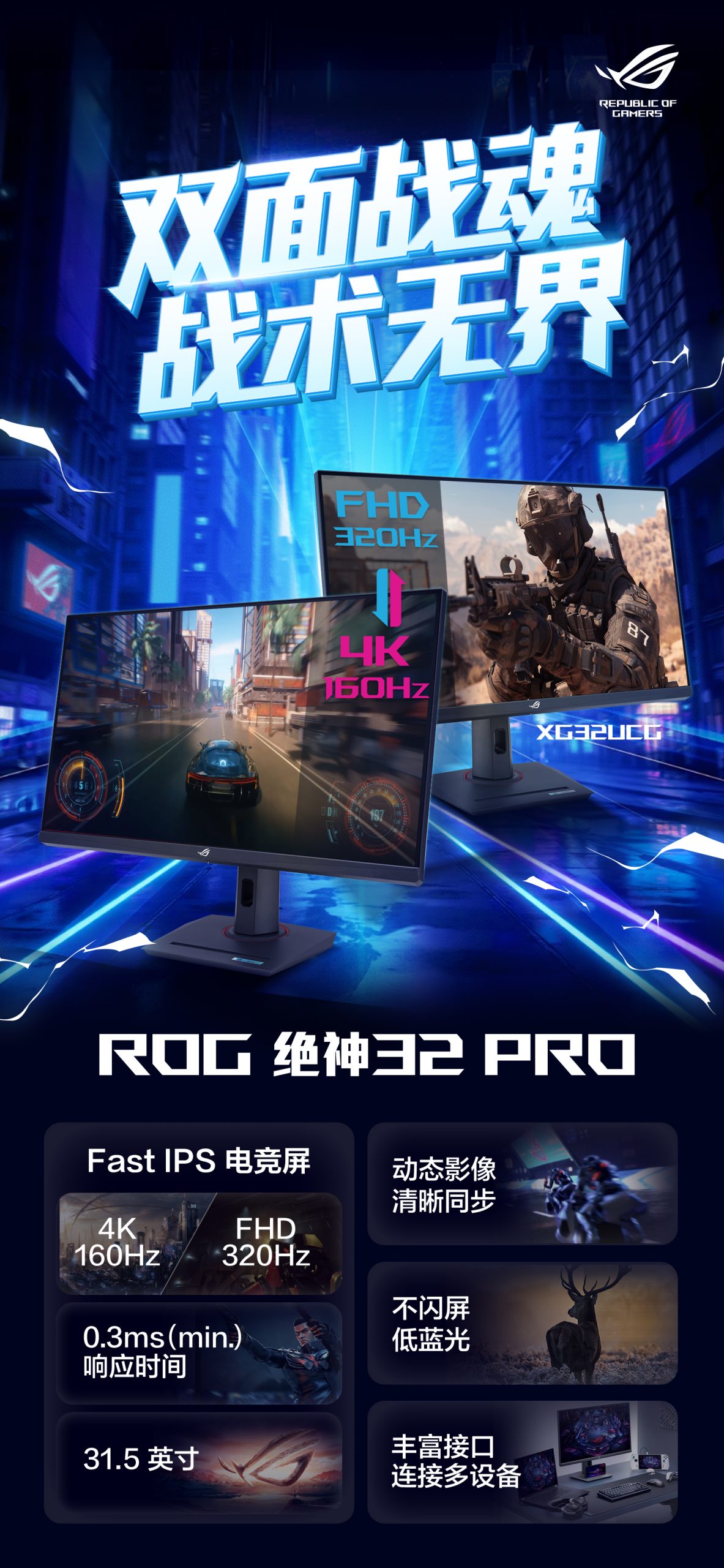 Moniteur ROG XG32UCG