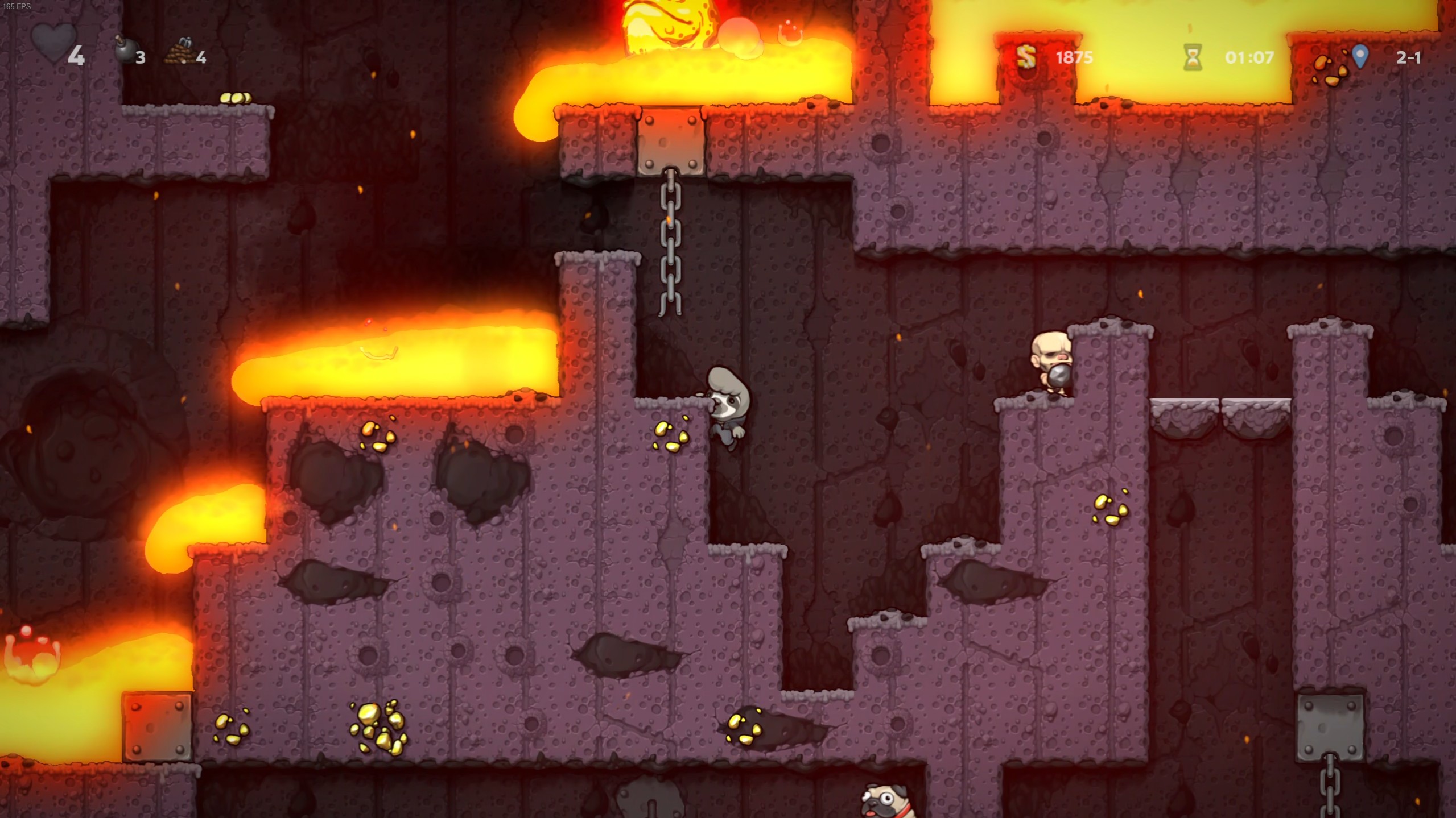 A screenshot of Spelunky 2.