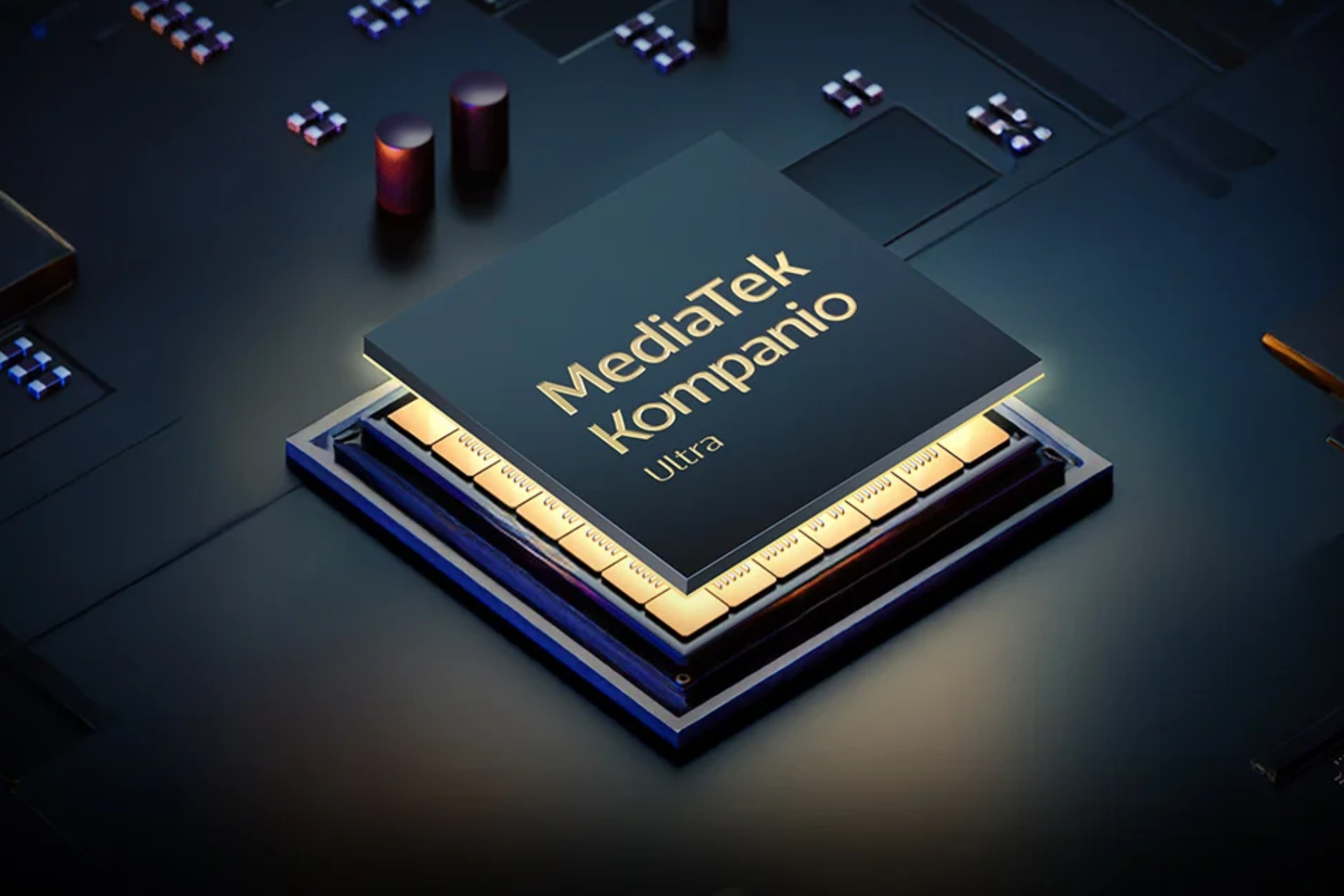Rendu du silicium MediaTek Kompanio Ultra.