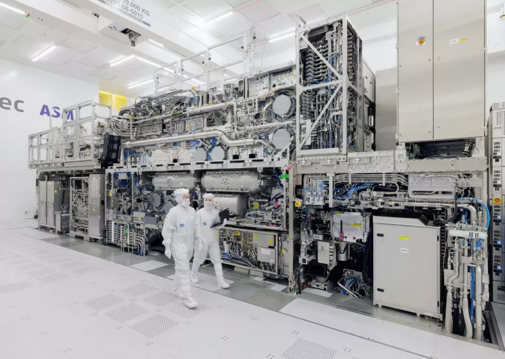 Salle blanche ASML pour la lithographie High-NA EUV