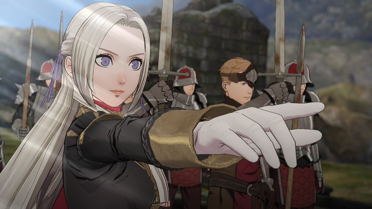Un personnage dans Fire Emblem: Three Houses.