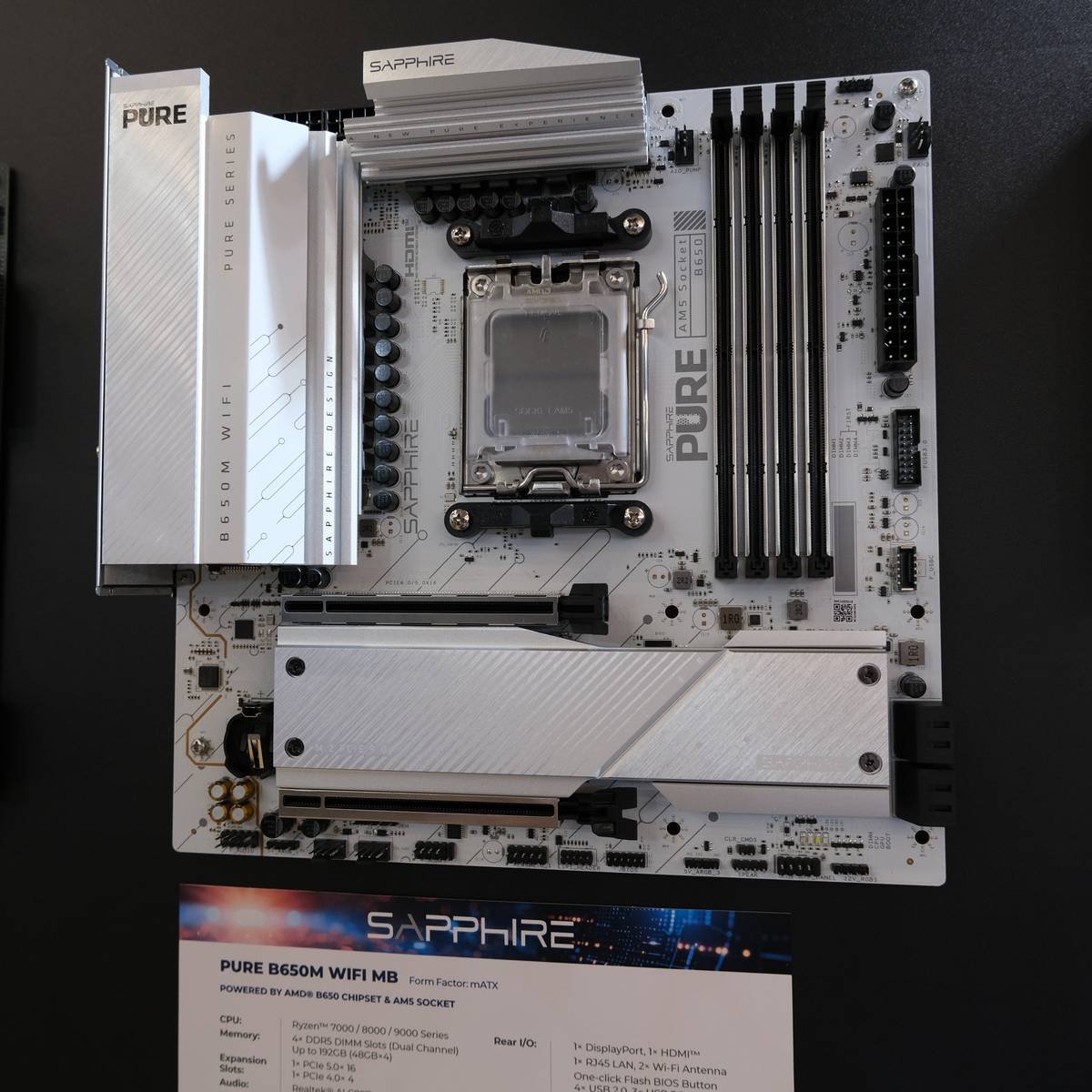 Sapphire Pure B650M WiFi MB.