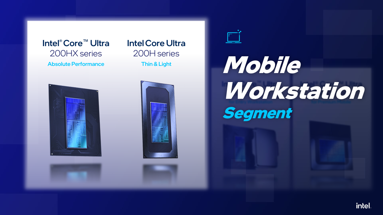 Core Ultra 200H 200HX mobile workstation