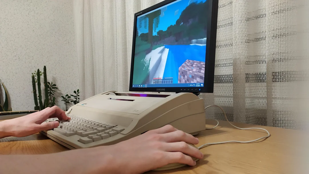 Typewriter turned PC 1