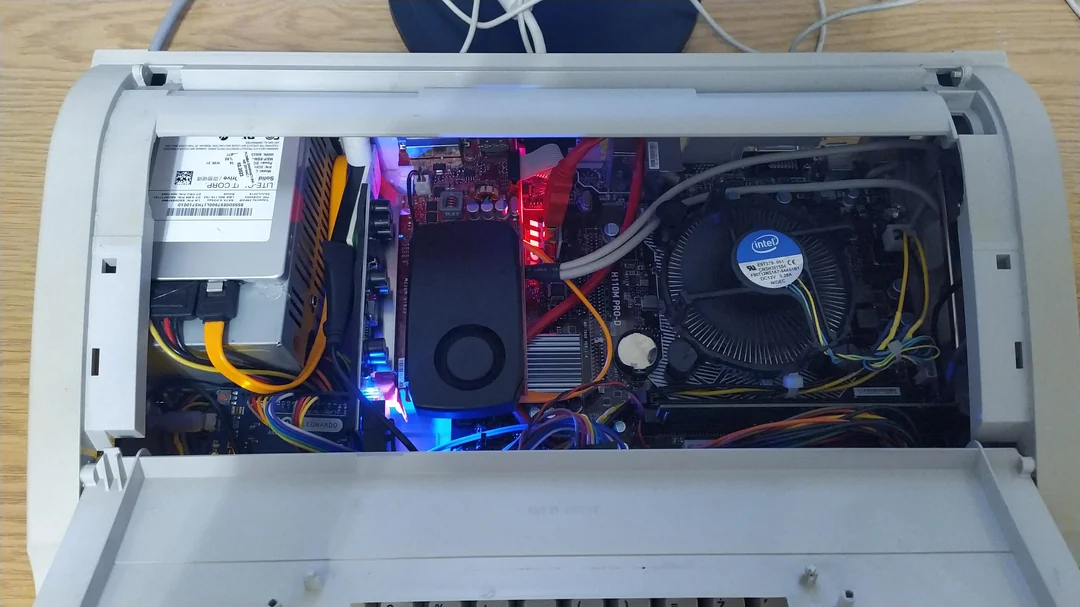 Typewriter turned PC hardware