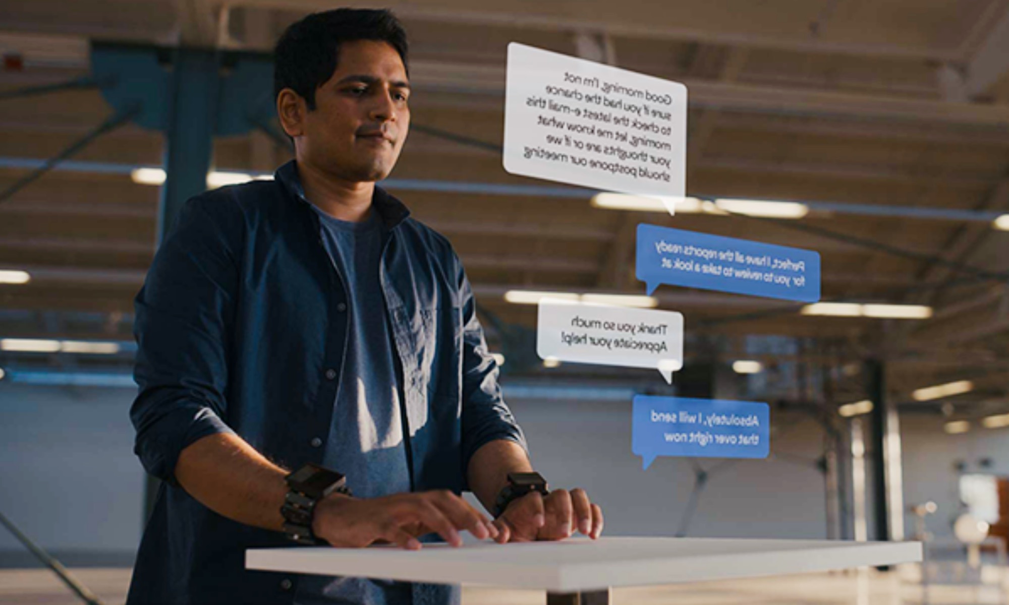 Bracelet Meta pour entrée virtuelle.