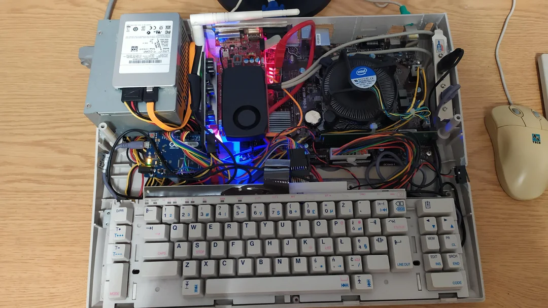 typewriter turned PC