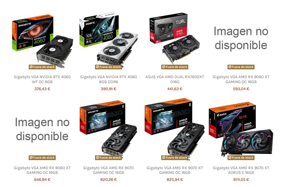 Gigabyte RX 9060 XT Gaming OC Spanish