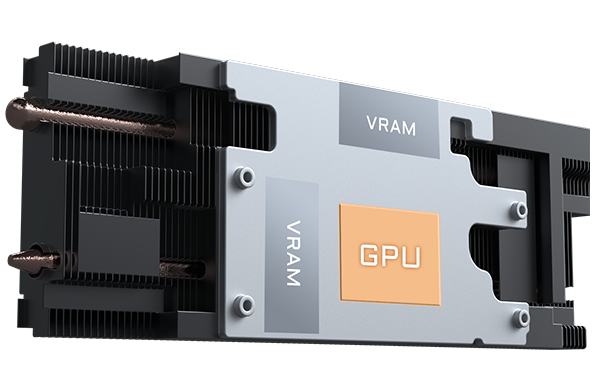 GeForce RTX 5050 OC Low Profile Heatsink