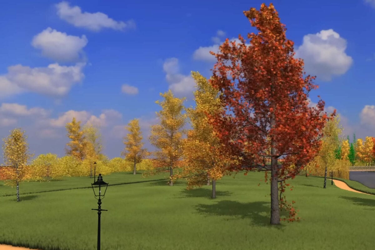 Capture d'écran des arbres procéduraux d'AMD.