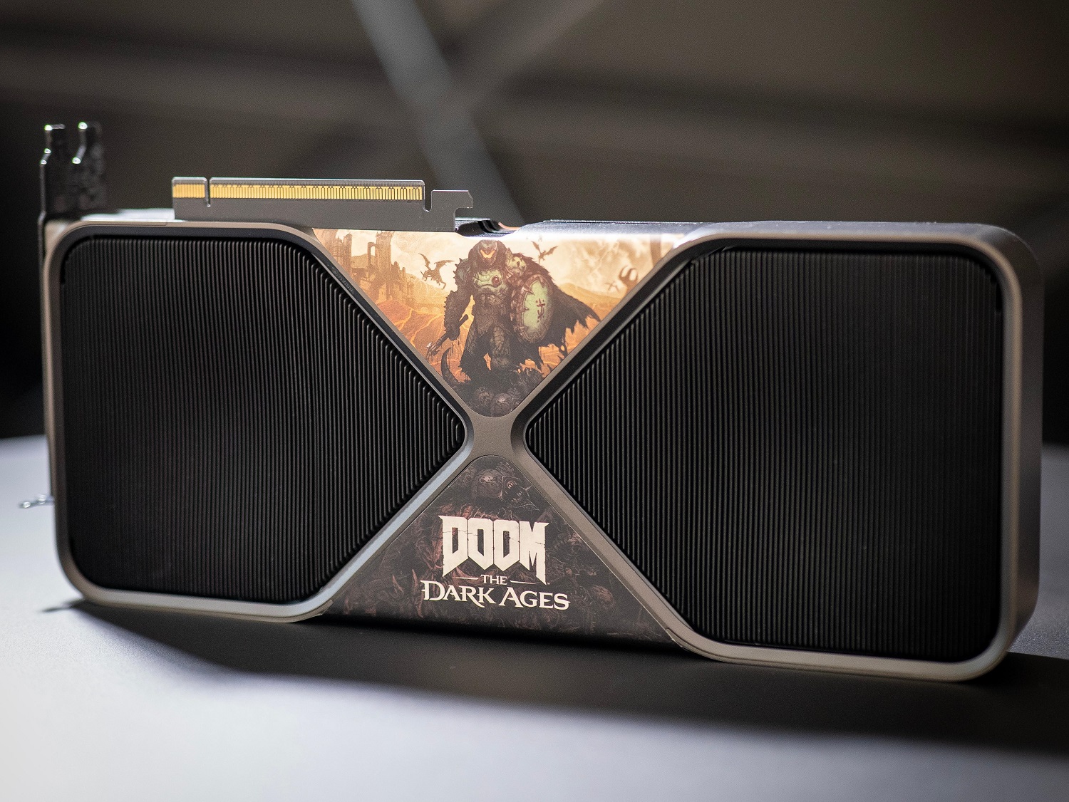 doom custom wrapped RTX 5090
