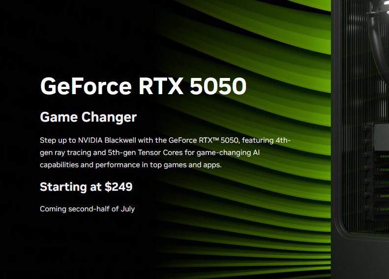 RTX 5050 NVIDIA