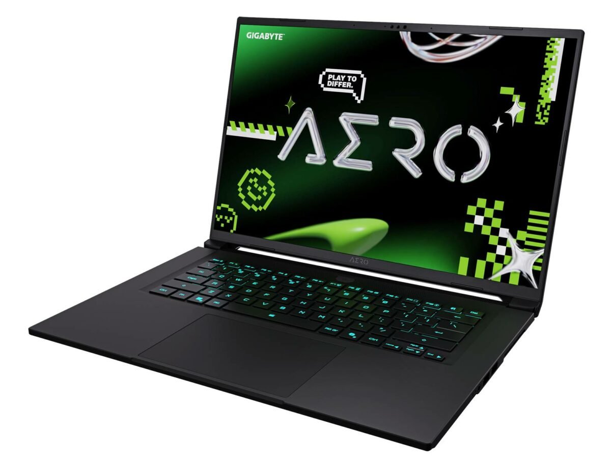 Gigabyte Aero X16 laptop.