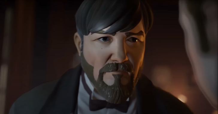 Personnage animé sérieux