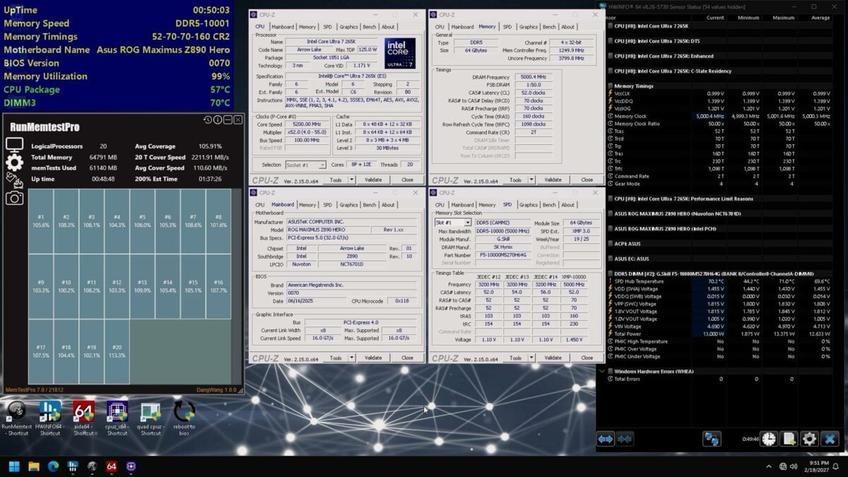 G.Skill CAMM2 DDR5 speed.