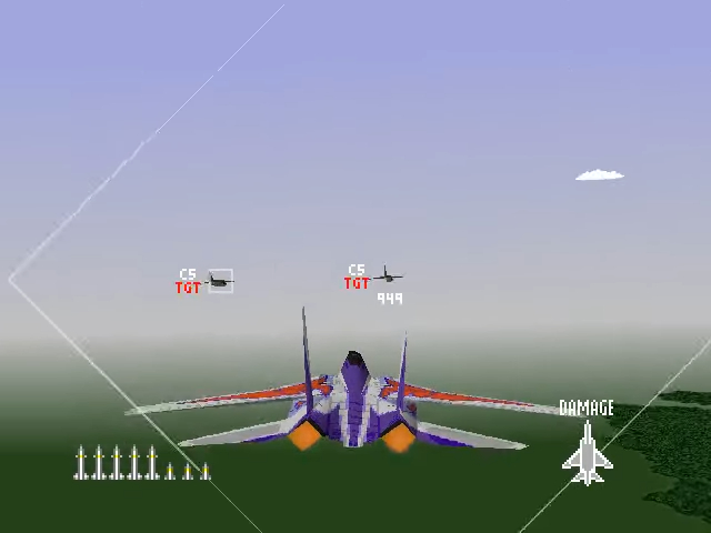 Air Combat sur PS1.