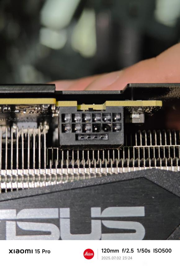 RTX 3060 Ti Megalodon melted connector