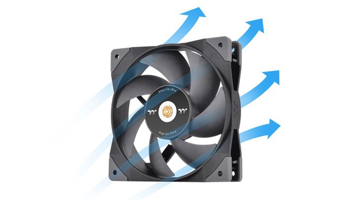 Direction de l'airflow expliquée pour un ventilateur de boîtier