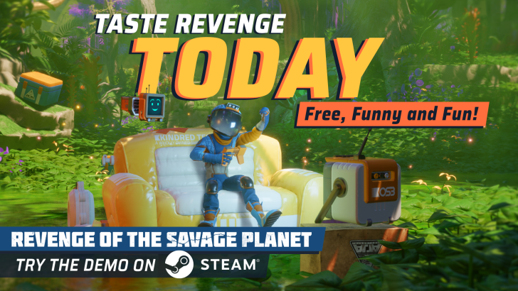 Découvrez la démo de Revenge of the Savage Planet sur Steam. Aventure gratuite et amusante dans un monde coloré !
