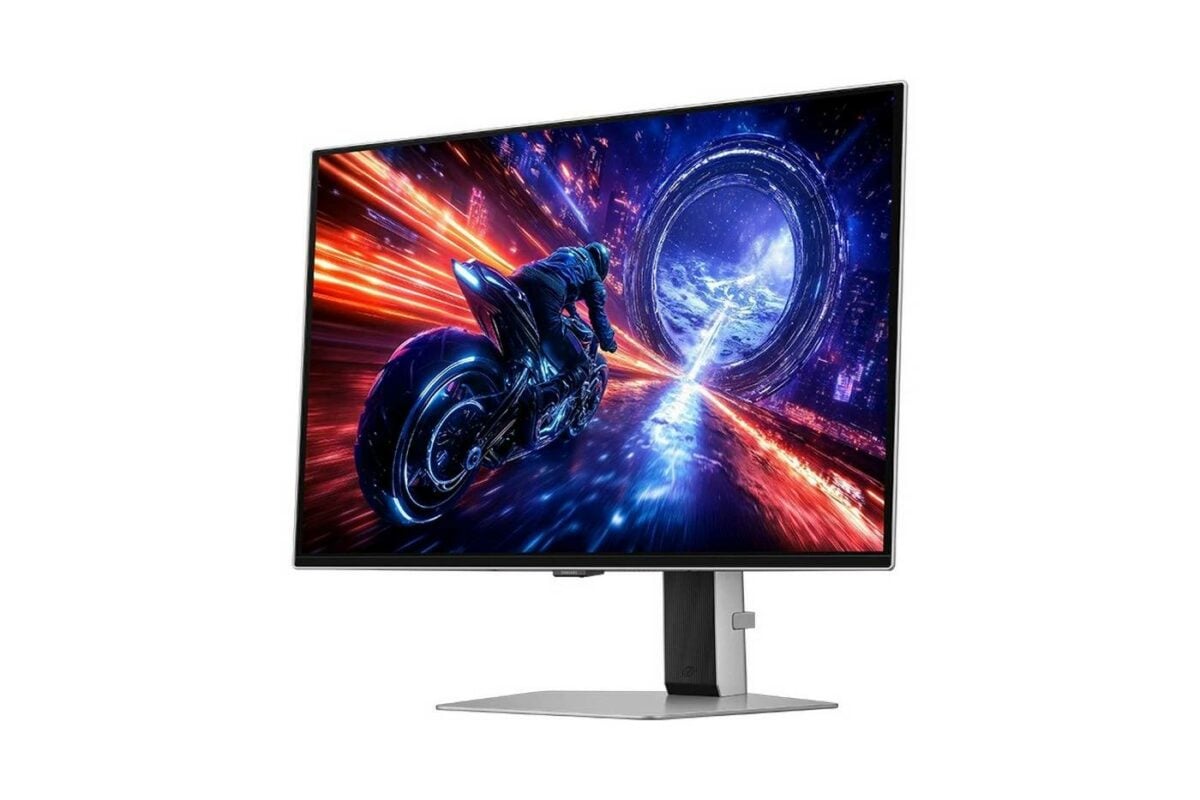 Moniteur de jeu Samsung Odyssey OLED G6 G60SF QHD 500Hz vue de face.