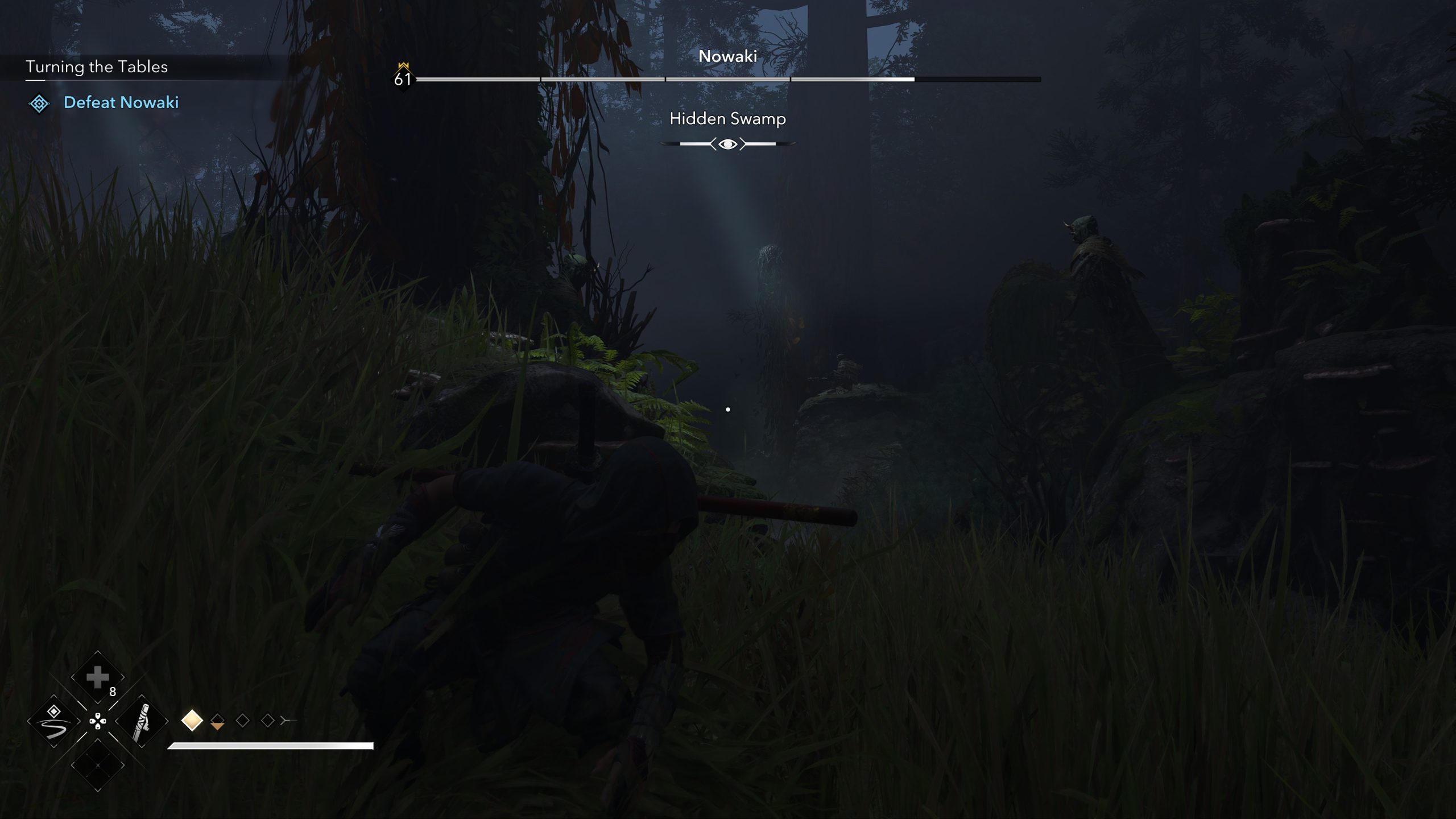 Capture d'écran du jeu Assassin's Creed Shadows: Claws of Awaji.