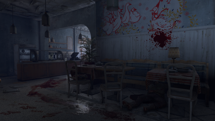 Un café ensanglanté.