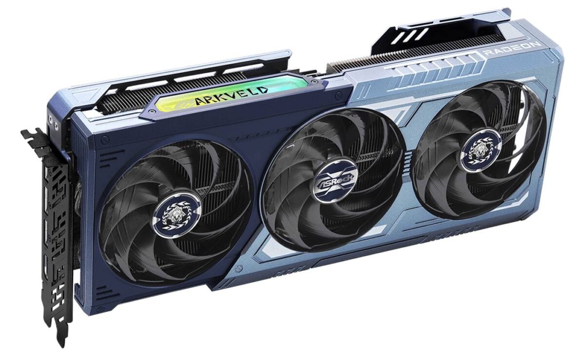 ASRock AMD Radeon RX 9070 XT Monster Hunter Wilds Edition front.