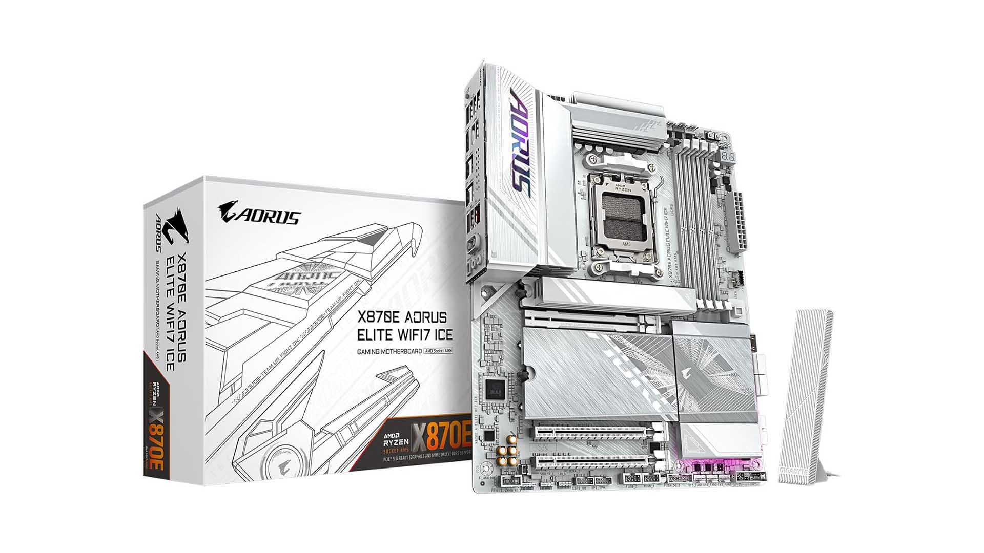 GIGABYTE X870E AORUS ELITE WIFI7 ICE disponible sur Amazon pour 284,99 €