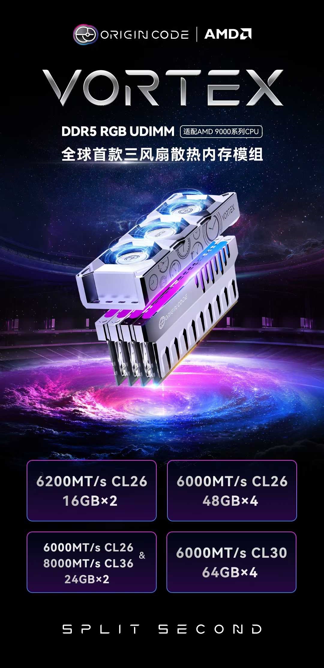 Modules Vortex DDR5 avec refroidissement