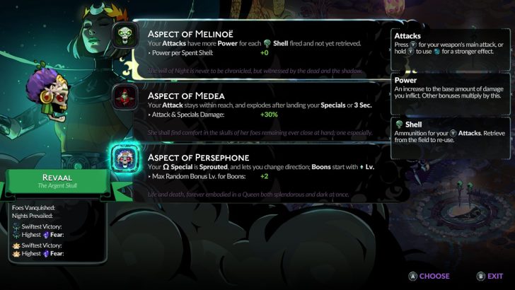 Écran de jeu avec le Crâne Argenté.