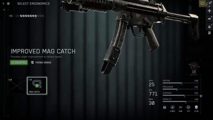 Détails de l'écran du magasin amélioré.