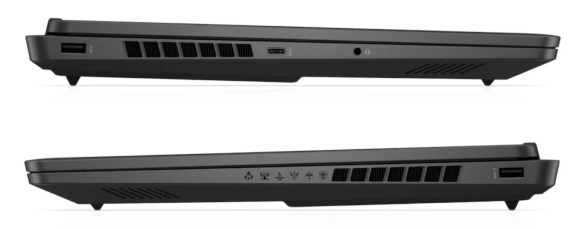 HP Omen 16 League of Legends Limited Edition laptop - side.