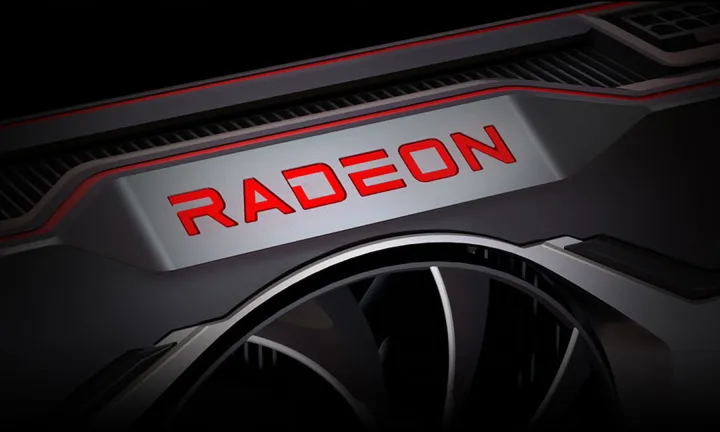 AMD Radeon GPU Branding in Red