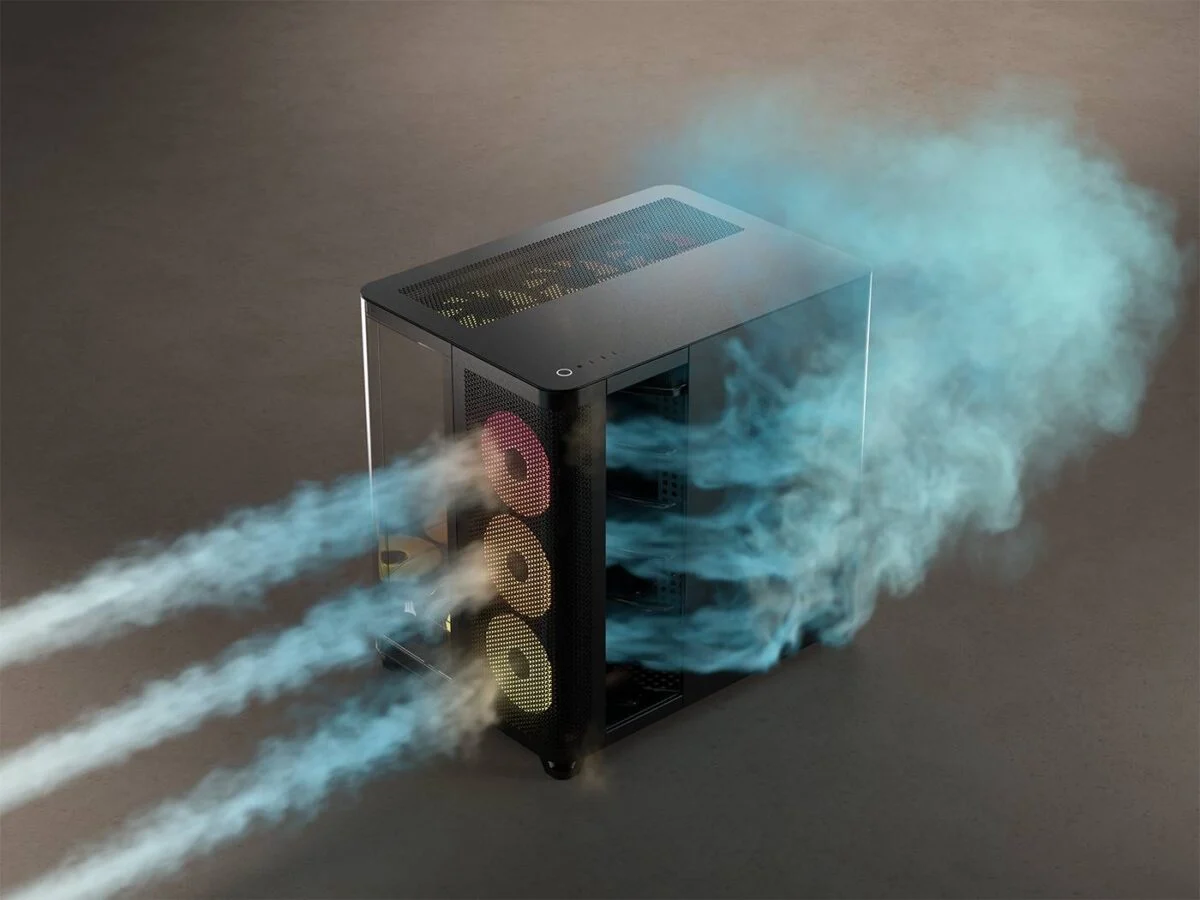 Corsair Air 5400 - side cooling.