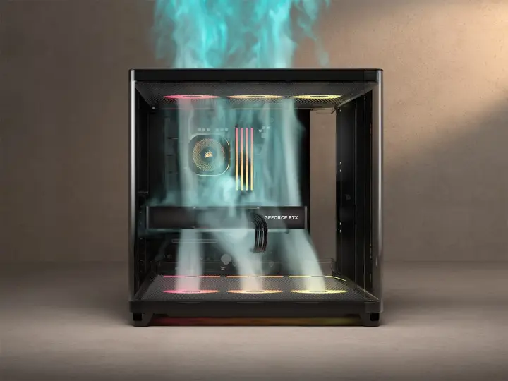 Airflow chambre principale Corsair Air 5400