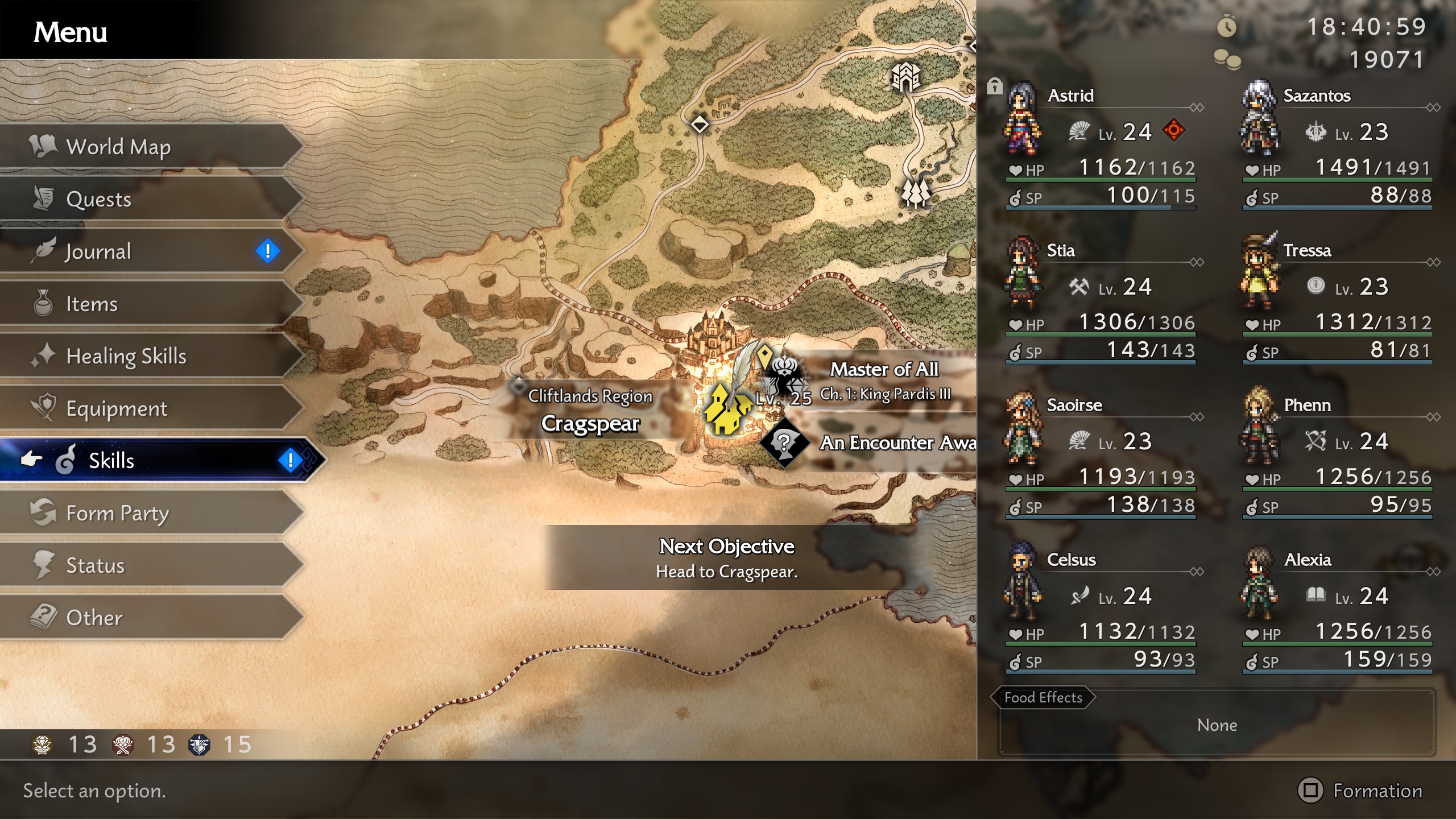 Comment changer de Job du protagoniste