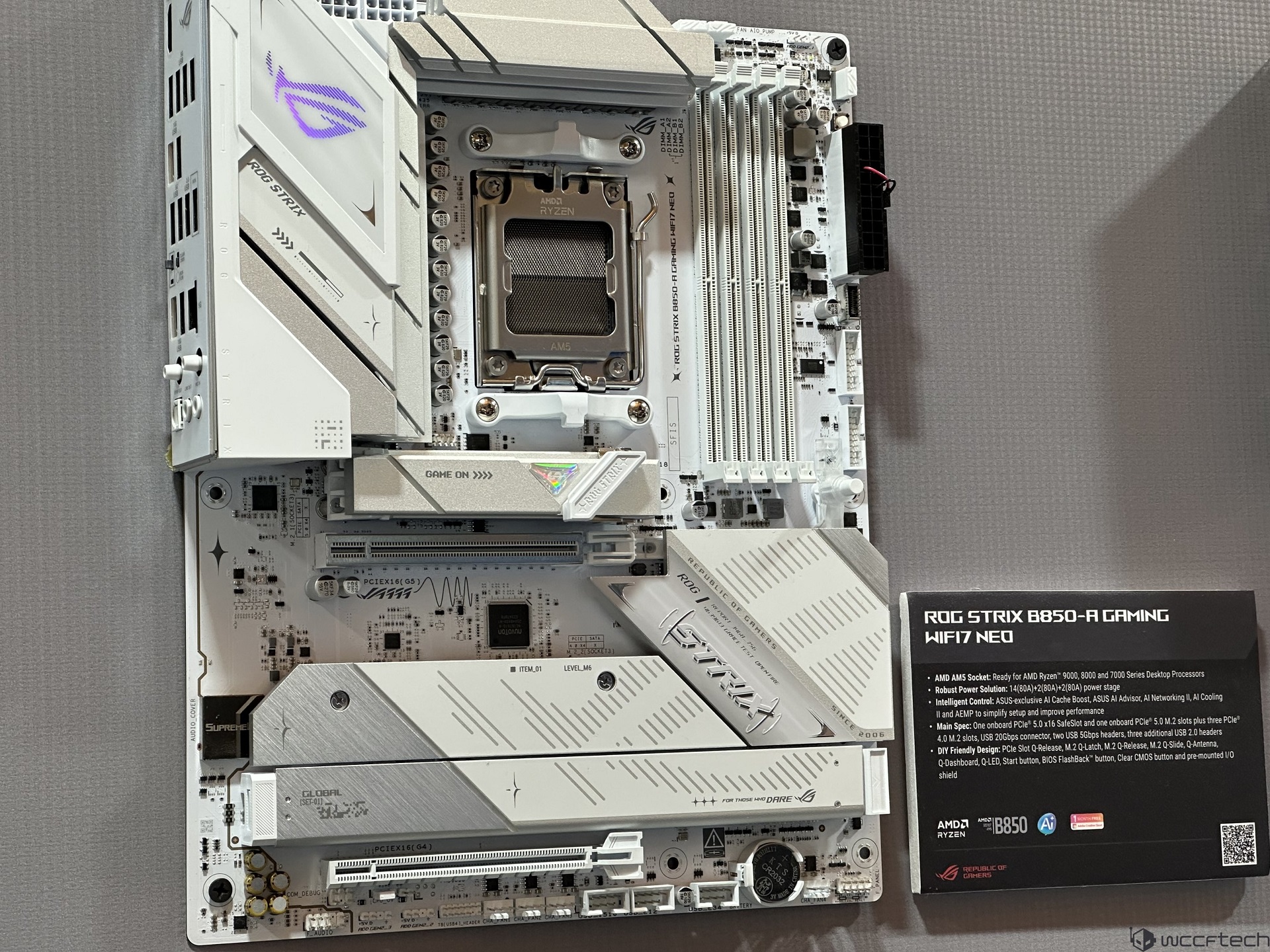 Carte mère ASUS ROG Strix B850-A Gaming WiFi7 Neo