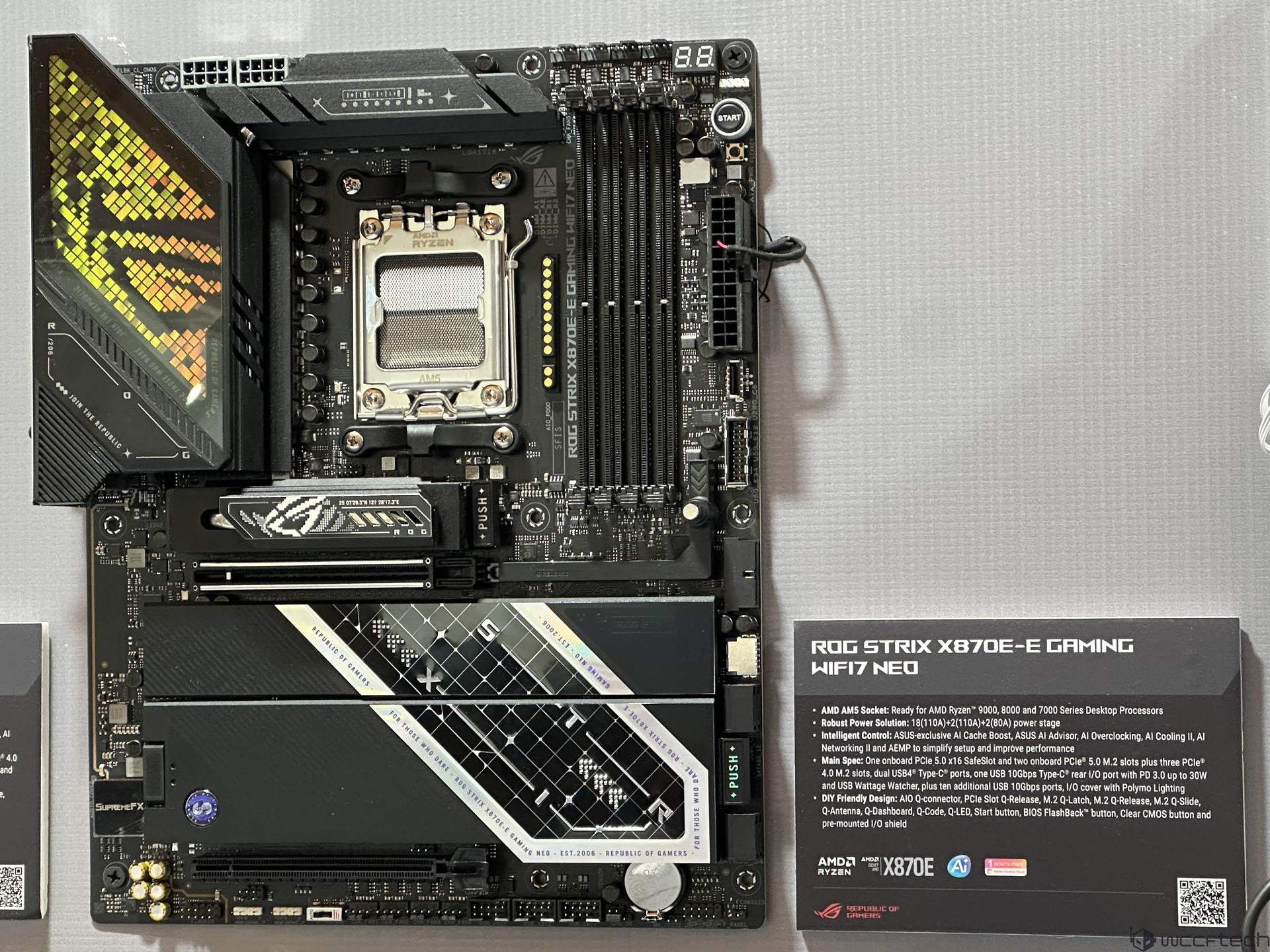 Carte mère ASUS ROG Strix X670E-E Gaming WiFi 7 NEO