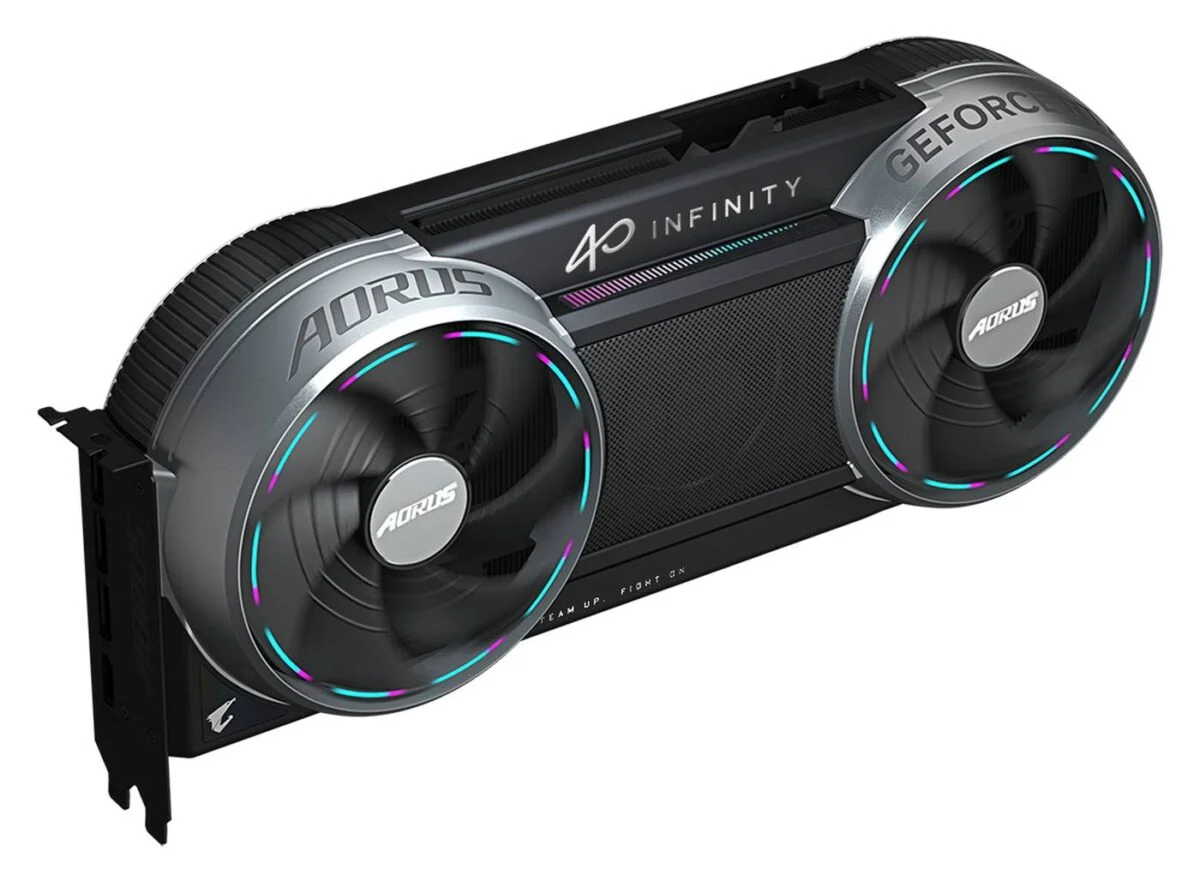 Gigabyte Aorus RTX 5090 Infinity graphics card.