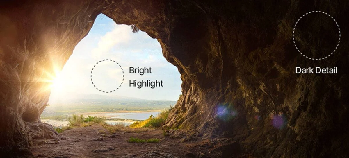 Exemple de contenu HDR.