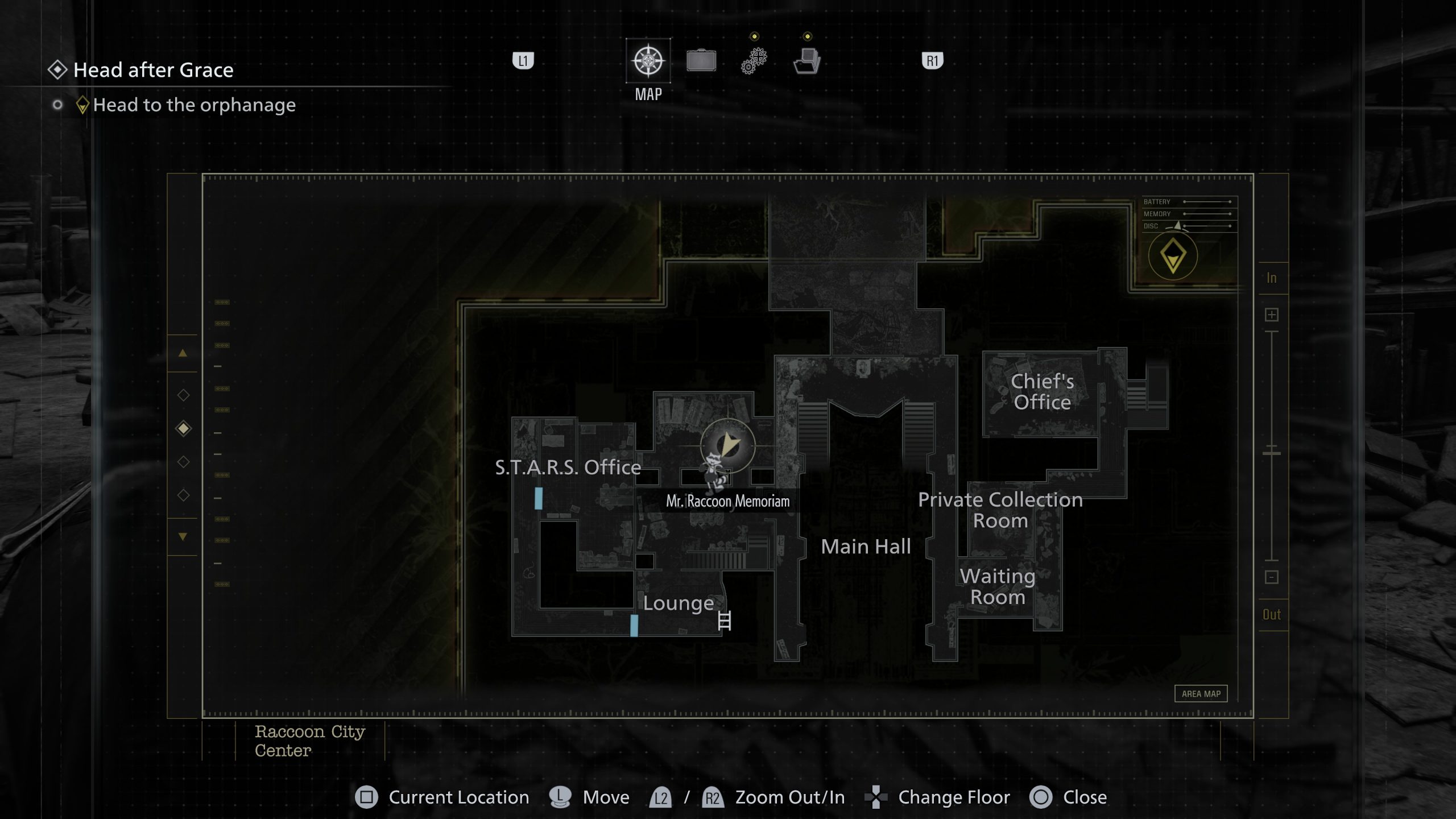 Carte de la bibliothèque R.P.D.