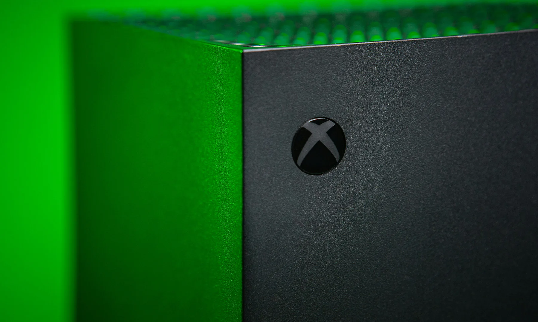 Image de la console Xbox en vert
