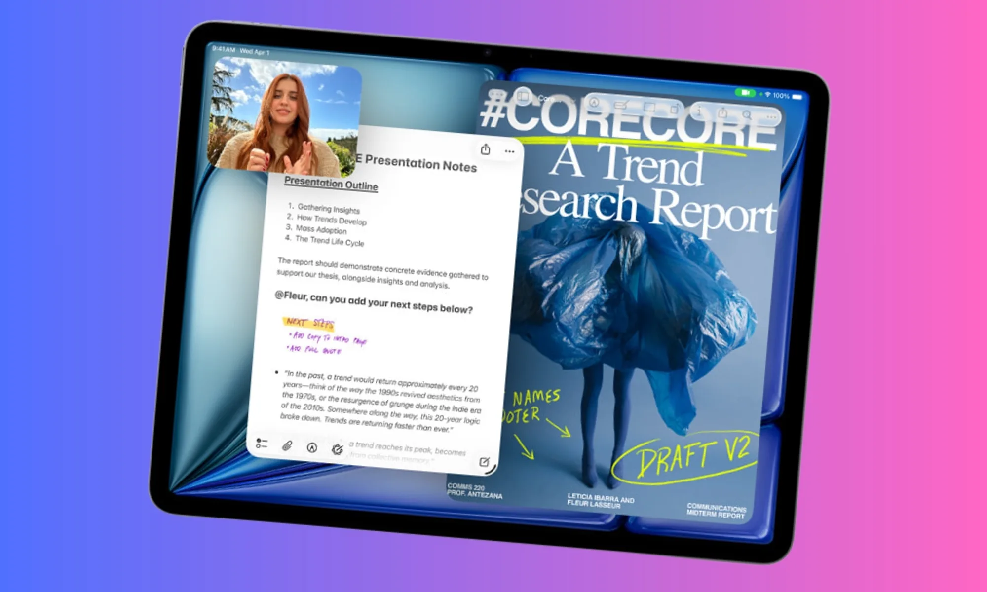 iPad Air avec puce M4