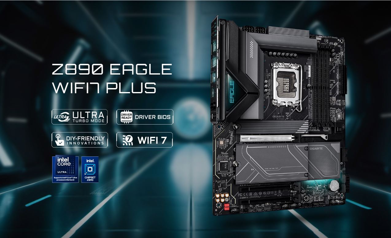 Carte mère GIGABYTE Z890 Eagle WiFi 7 Plus.