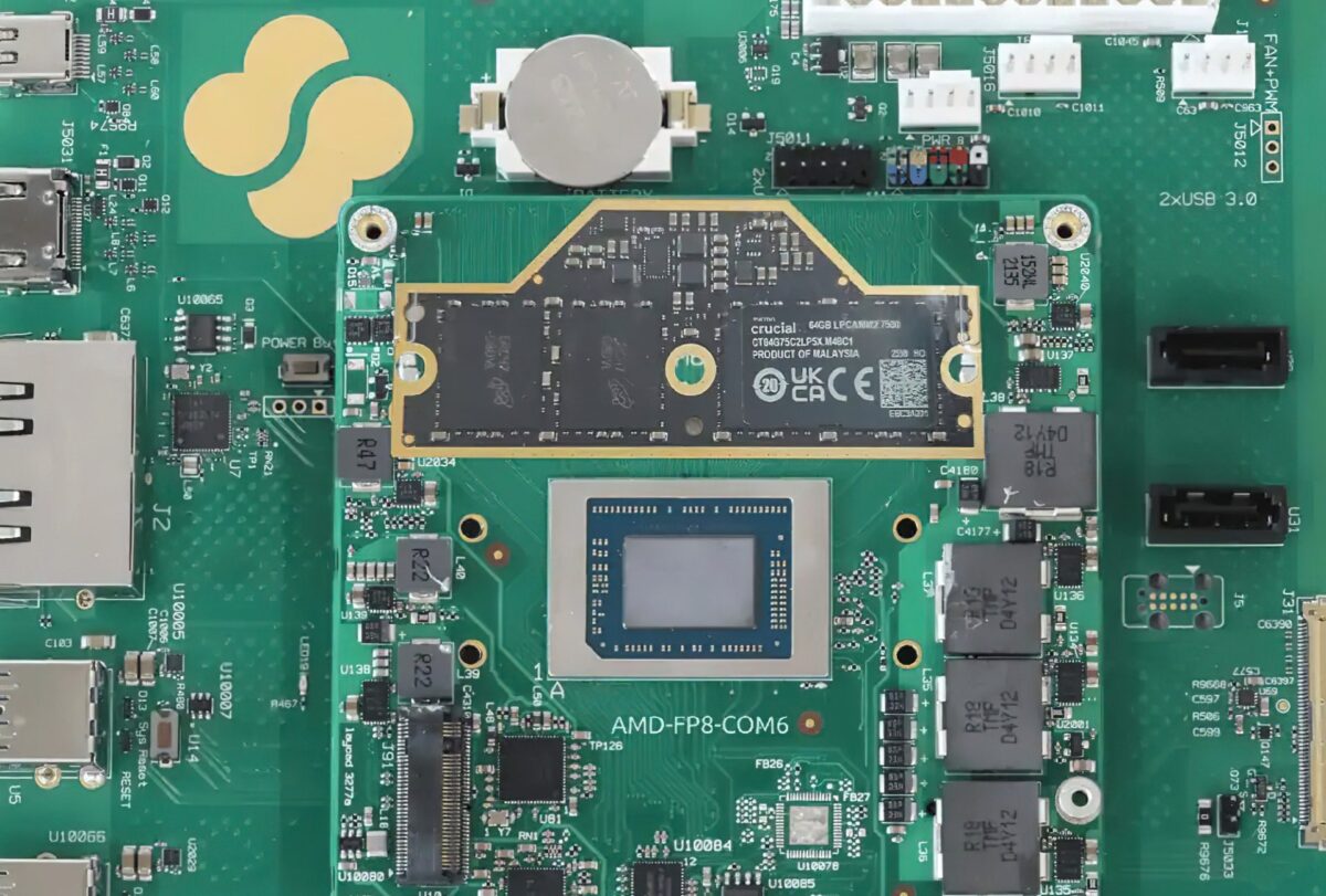 P100 Pixel Module Modules Edge AI Solidrun : SoCs AMD Ryzen AI Embedded P100 avec mémoire ...
