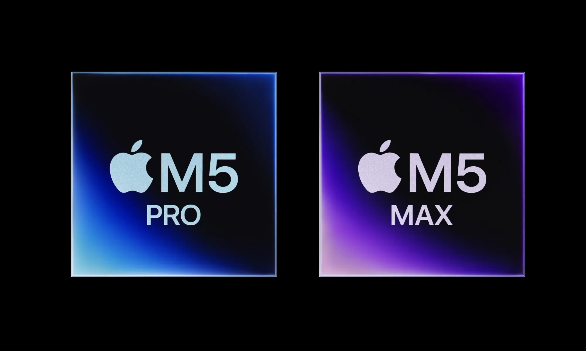 image montrant les illustrations M5 Pro et M5 Max