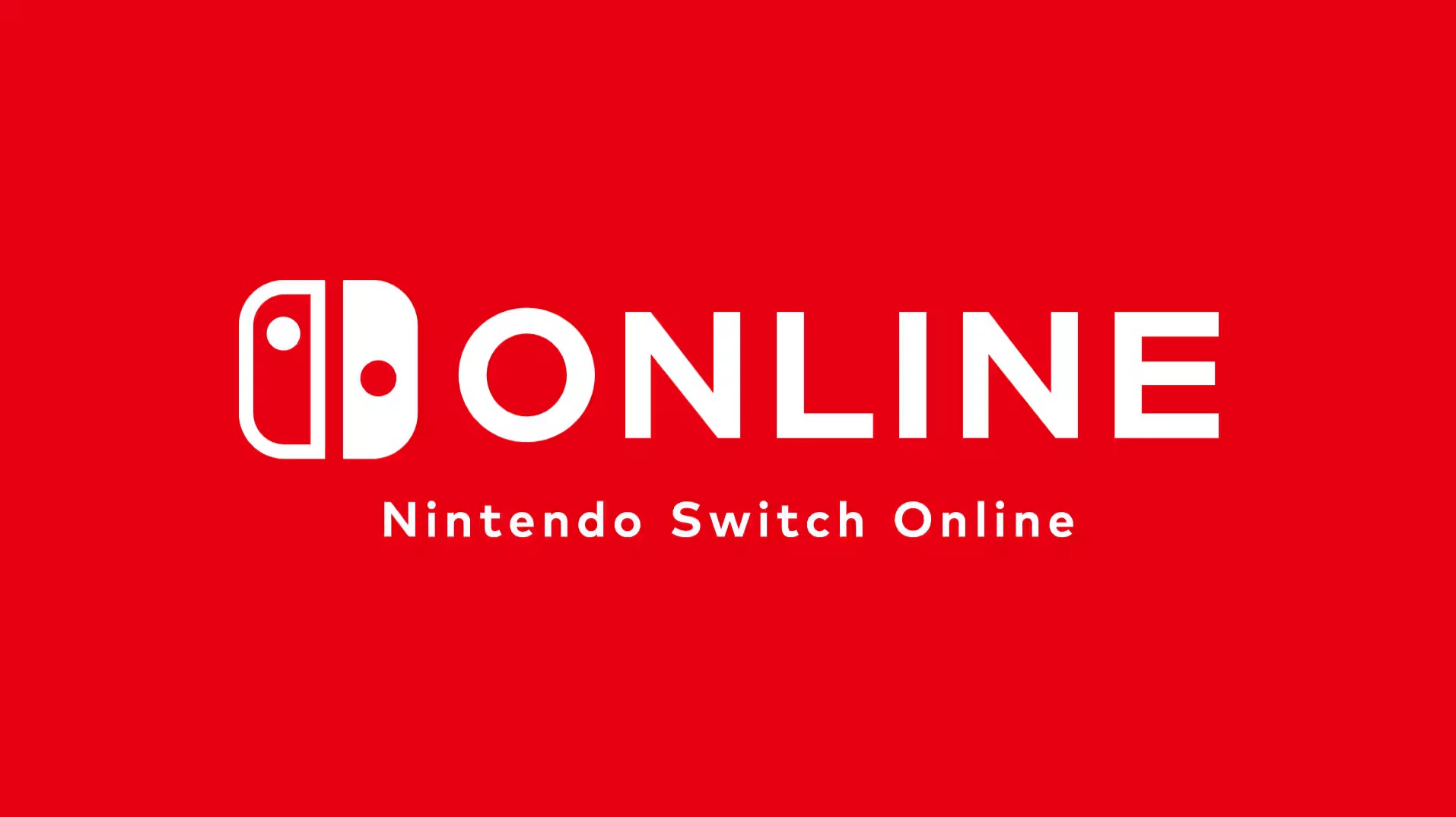 A red background displays the 'Nintendo Switch Online' logo with white text.