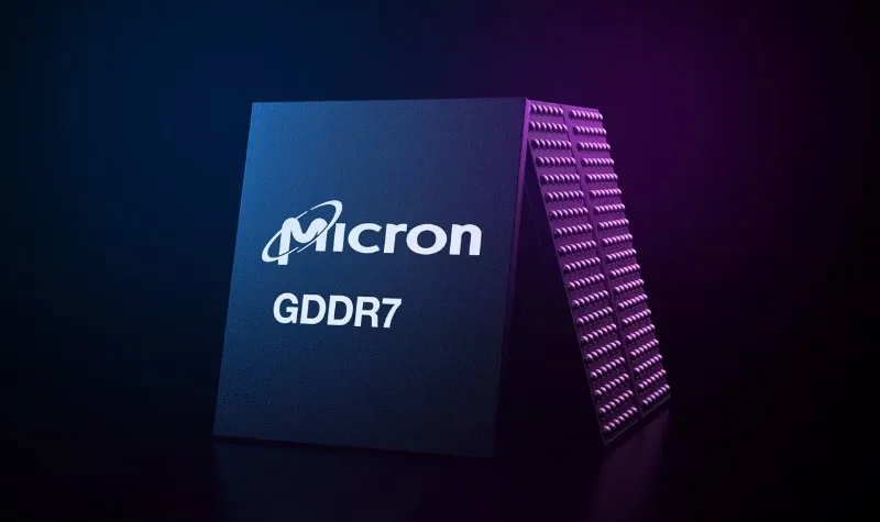Micron's GDDR7 VRAM.